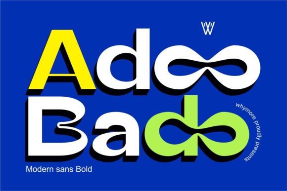Adoo Bado: A Bold Sans Serif for Modern Design