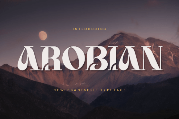 Arobian: A Stylish Serif Font
