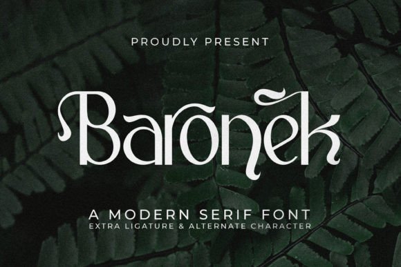 Baronek: A Font That Elevates Your Brand