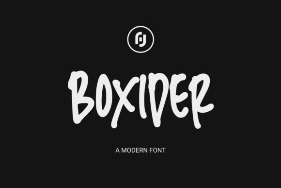 Boxider: A Bold, Handmade Font