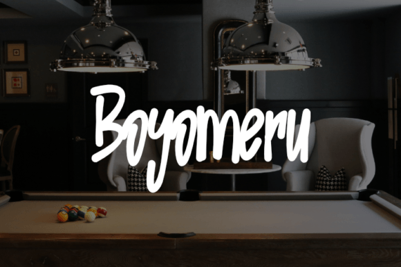 Boyomeru: A Font for Creative Campaigns