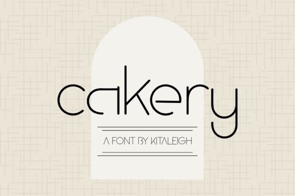 Cakery: A Sweet Typeface for Business
