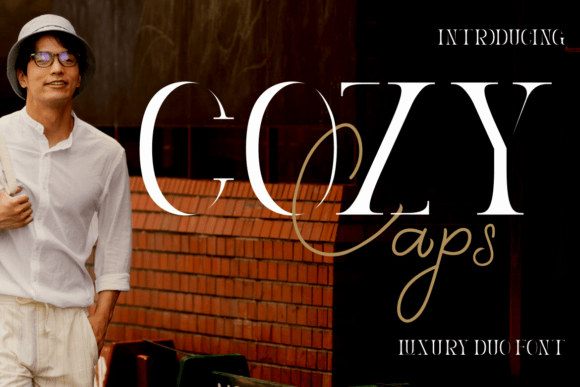 Cozy Caps: A Luxurious Font for Campaigns
