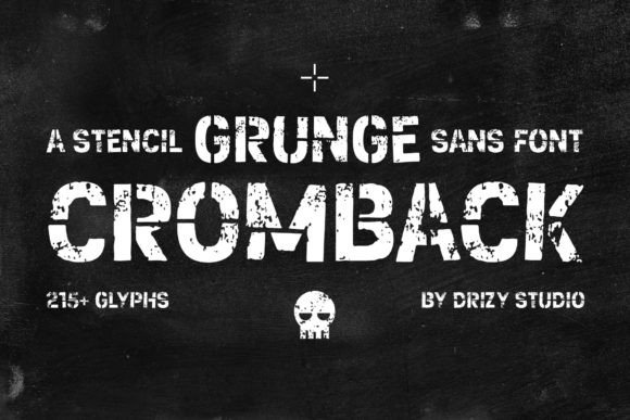 Cromback Font: Rustic Elegance for Crafters