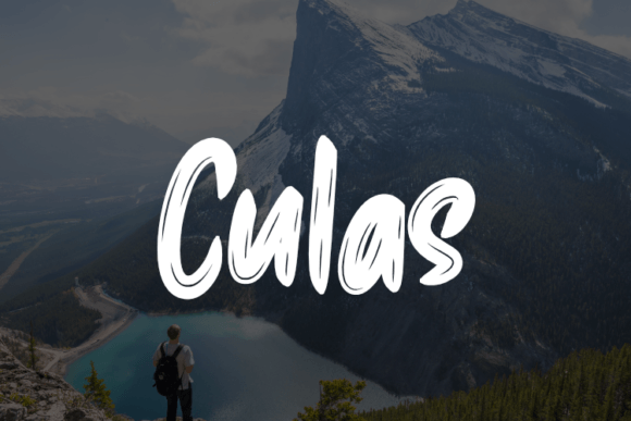 Culas: A Stylish Font for Web Design