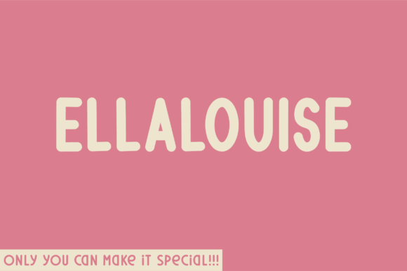 Ellalouise Rounded Font