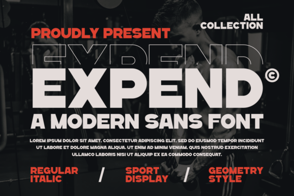 Expend: A Modern Font for Campaign Design