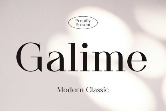 Galime: A Serif Font for Modern Campaigns