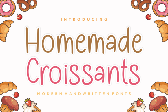 Homemade Croissants Font Review