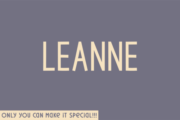 Leanne: A Handwritten Font for Web Design