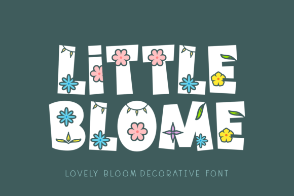 Little Blome: A Whimsical Font for Creative Marketing