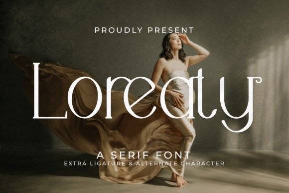 Loreaty: A Stylish Serif Font for Crafters