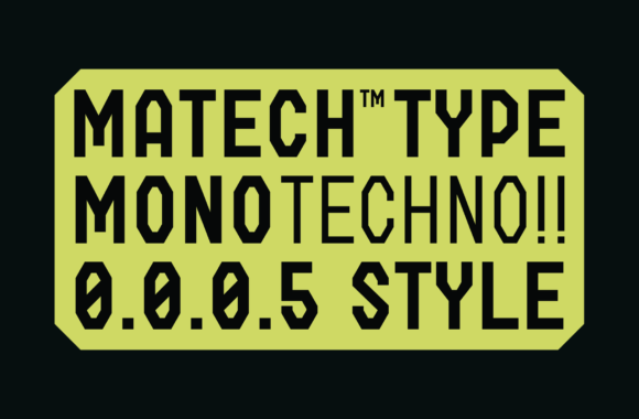 Matech: A Modern Sans Serif for Craft Creators