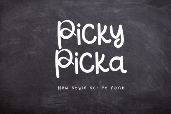 Picky Picka Font Review