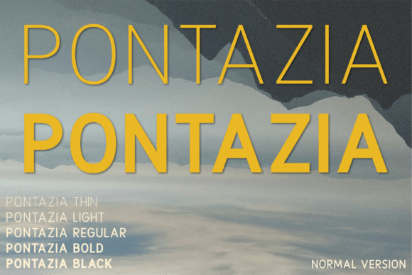 Pontazia: A Sans Serif for Elegant Branding