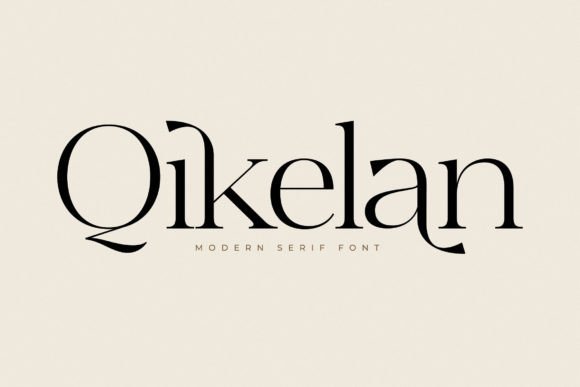 Qikelan: A Stylish Serif Font