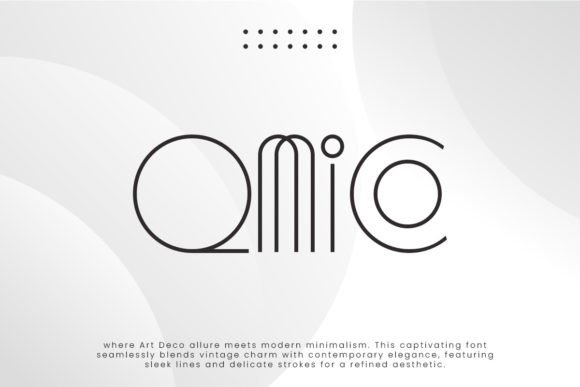 Qmico: A Font for Modern Web Design