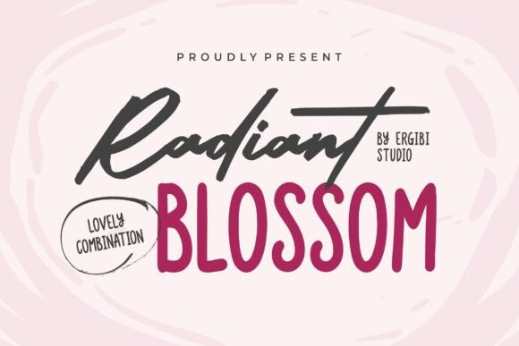 Radiant Blossom: A Font for Creative Campaigns