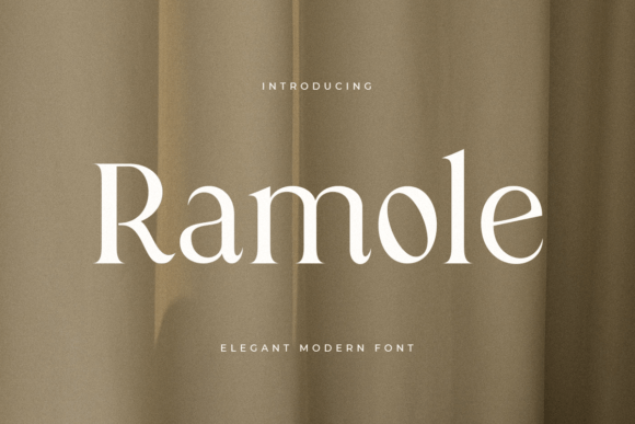 Ramole: A Stylish Serif Font