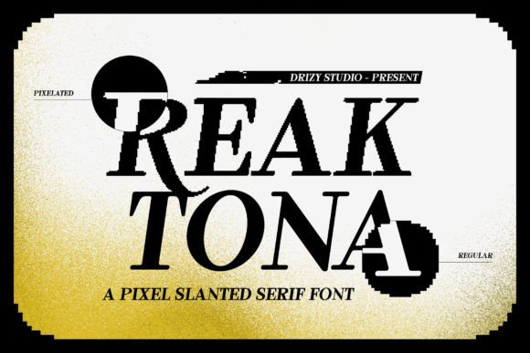 Reaktona: A Bold Serif Font for Web Design
