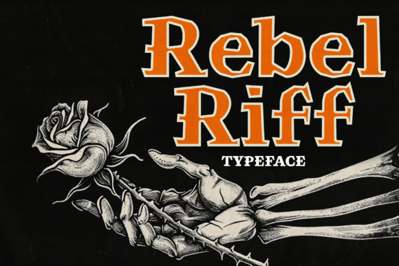 Rebel Riff: A Bold Serif Font