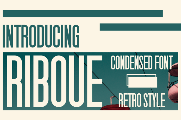Riboue: A Modern Font for Creative Makers