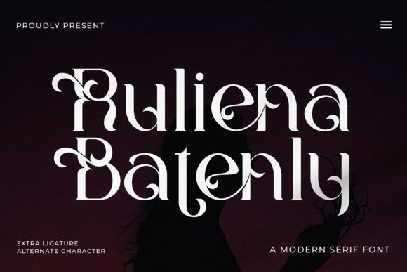 Ruliena Batenly: A Stylish Serif Font for Business