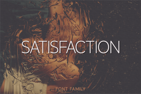 Satisfaction: A Font for Elegant Design