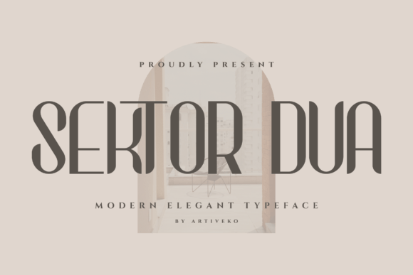 Sektor Dua: Modern Sans Serif for Crafters