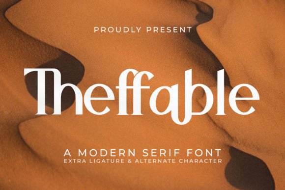 Theffable Font: Elegant Typography for Web Design
