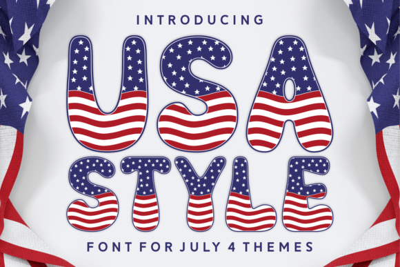 Usa Style Font for Web Design