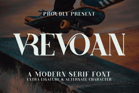 Vrevoan: A Stylish Serif for Business Branding