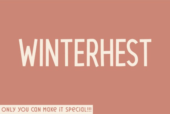 Winterhest: A Bold Sans Serif for Real Projects