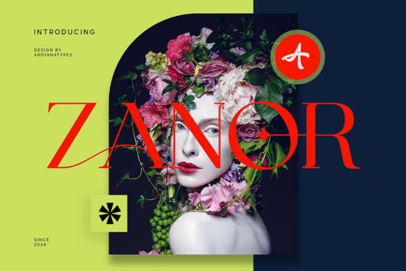 Zanor: A Serif Font for Elegant Design